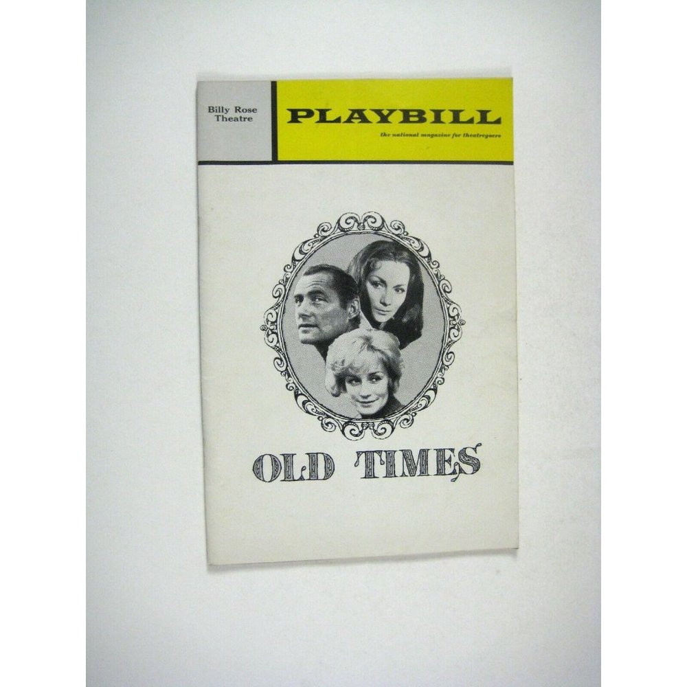 Old Times Playbill December 1971 Robert Shaw Rosemary Harris Mary Ure Pinter